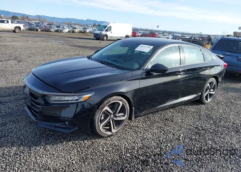 2021 Honda Accord Sport Special Edition из США, поврежденный, VIN 1HGCV1F43MA021120